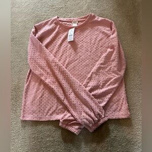 J Crew Factory Long Sleep Top